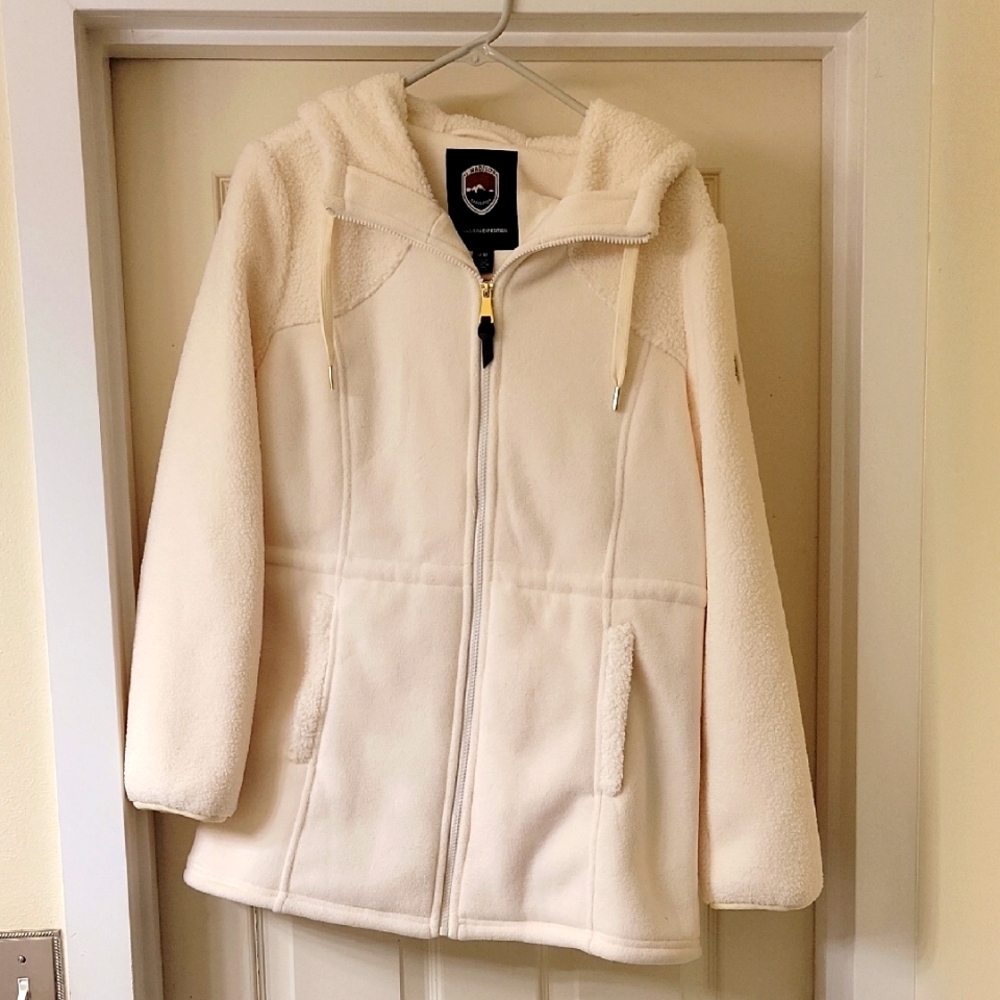 1 Madison Expedition Heritage Collection Bonded Fleece Cream/White Jacket